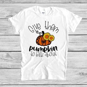 Custom vinyl fall shirts